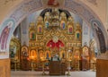 The Church of the Archangel Michael is the main Orthodox shrine of Alupka. Royalty Free Stock Photo