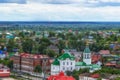 Church Archangel Michael in Tobolsk centre top view