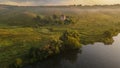 Church of the Archangel Mikhail. River Beautiful Mecha.