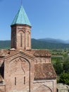 Church of the Archangels in the fortress of Gremi in Kvareli, Georgia. Royalty Free Stock Photo