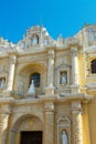 Church Architecture, Antigua, Guatemala Travel Royalty Free Stock Photo