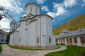 Church architecture in Tismana Royalty Free Stock Photo