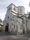 Exterior of Church of the Ascension, Zarkovo, Belgrade, Serbia. Royalty Free Stock Photo