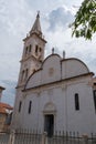 Church of the Assumption of the Blessed Virgin Mary in Jelsa on the island of Hvar in Croatia Royalty Free Stock Photo