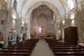 General view of the interior of the Parish Church of the Assumption (16th century). Cadalso de los Vidrios, Madrid