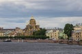 Church of the Assumption embankment of Lieutenant Schmidt Royalty Free Stock Photo