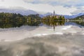 Church of the Assumption of Maria in Lake Bled, Slovenia Royalty Free Stock Photo