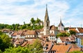 Baden town in Aargau, Switzerland Royalty Free Stock Photo