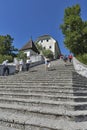 Church Assumption of Mary on lake Bled island