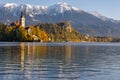 Church of the Assumption of Mary, Lake Bled, Slovenia Royalty Free Stock Photo