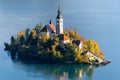 Church of the Assumption of Mary, Lake Bled, Slovenia Royalty Free Stock Photo