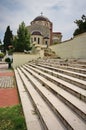 Orthodox Church of the Assumption of the Virgin Mary - landmark attraction in port city Kavala, Greece Royalty Free Stock Photo