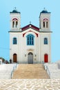 Church of Assumption of the Virgin Mary of Naoussa, Paros, Greece Royalty Free Stock Photo