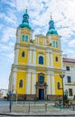 Church of the Assumption of the Virgin Mary (kostel nanebevzeti panny marie) in czech city hradec kralove