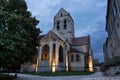 Church in Auvers-sur-Oise, France. The church was painted by Vincent van Gogh Royalty Free Stock Photo