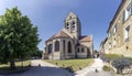 Church in Auvers sur Oise Royalty Free Stock Photo