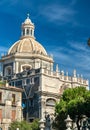 Church of the Badia di Sant`Agata in Catania, Italy Royalty Free Stock Photo