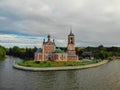 A church on the bank of the Plescheevo lake Royalty Free Stock Photo