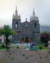 Church of Banos de Agua Santa, Ecuador Royalty Free Stock Photo