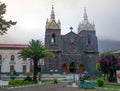 Church of Banos de Agua Santa, Ecuador Royalty Free Stock Photo