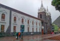 Church of Banos de Agua Santa, Ecuador Royalty Free Stock Photo