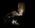 Church of Barruera n the Catalan Pyrenees. Spain Royalty Free Stock Photo