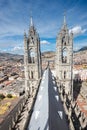 Church of Basilica del Voto Nacional, Quito, Ecuador Royalty Free Stock Photo