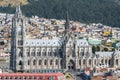 Church of Basilica del Voto Nacional, Quito, Ecuador Royalty Free Stock Photo