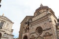 Church Basilica Santa Maria Maggiore and Bergamo Cathedral in Citta Alta