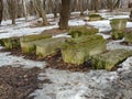 Tombstones from 1534 and 1535