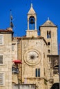 Church and clock towers in Split Croatia