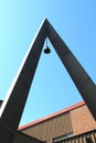 Church Bell High Atop The Church Steeple Royalty Free Stock Photo