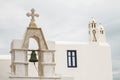 Church with Bell in Mykonos Greece Royalty Free Stock Photo