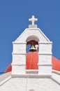 Church bell in Mykonos, Greece Royalty Free Stock Photo