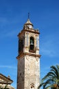 Church bell tower, Bornos, Spain.