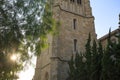 Church bell tower detail