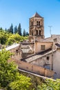 Church Bell Tower-Moustiers Sainte Marie,France Royalty Free Stock Photo