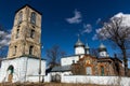 Church with a bell tower in the north-west of Russia.