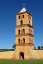 Church bellfry in Puerto Quijarro, Santa Cruz, Bolivia Royalty Free Stock Photo