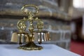 Church bells for holy mass Royalty Free Stock Photo