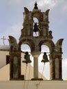 Church Bells - Island of Santorini - Greece Royalty Free Stock Photo