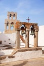 Church and bells on Patmos Royalty Free Stock Photo