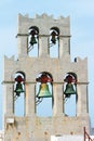 Church and bells on Patmos Royalty Free Stock Photo