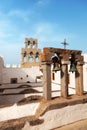 Church and bells on Patmos Royalty Free Stock Photo