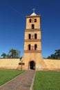 Church belltower in Puerto Quijarro, Santa Cruz, Bolivia