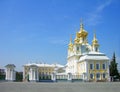 Church of the Big Palace, Peterhof, Russia Royalty Free Stock Photo
