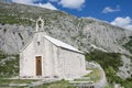 Church on Biokovo mountain Royalty Free Stock Photo