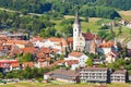 Church of Blessed Virgin Mary in Marija Bistrica Royalty Free Stock Photo