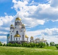 Church on Blood in Honor of All Saints Resplendent in Russia, Yekaterinburg Royalty Free Stock Photo