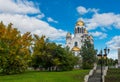 Church on Blood in Honour of All Saints Resplendent in Ekaterinburg Royalty Free Stock Photo